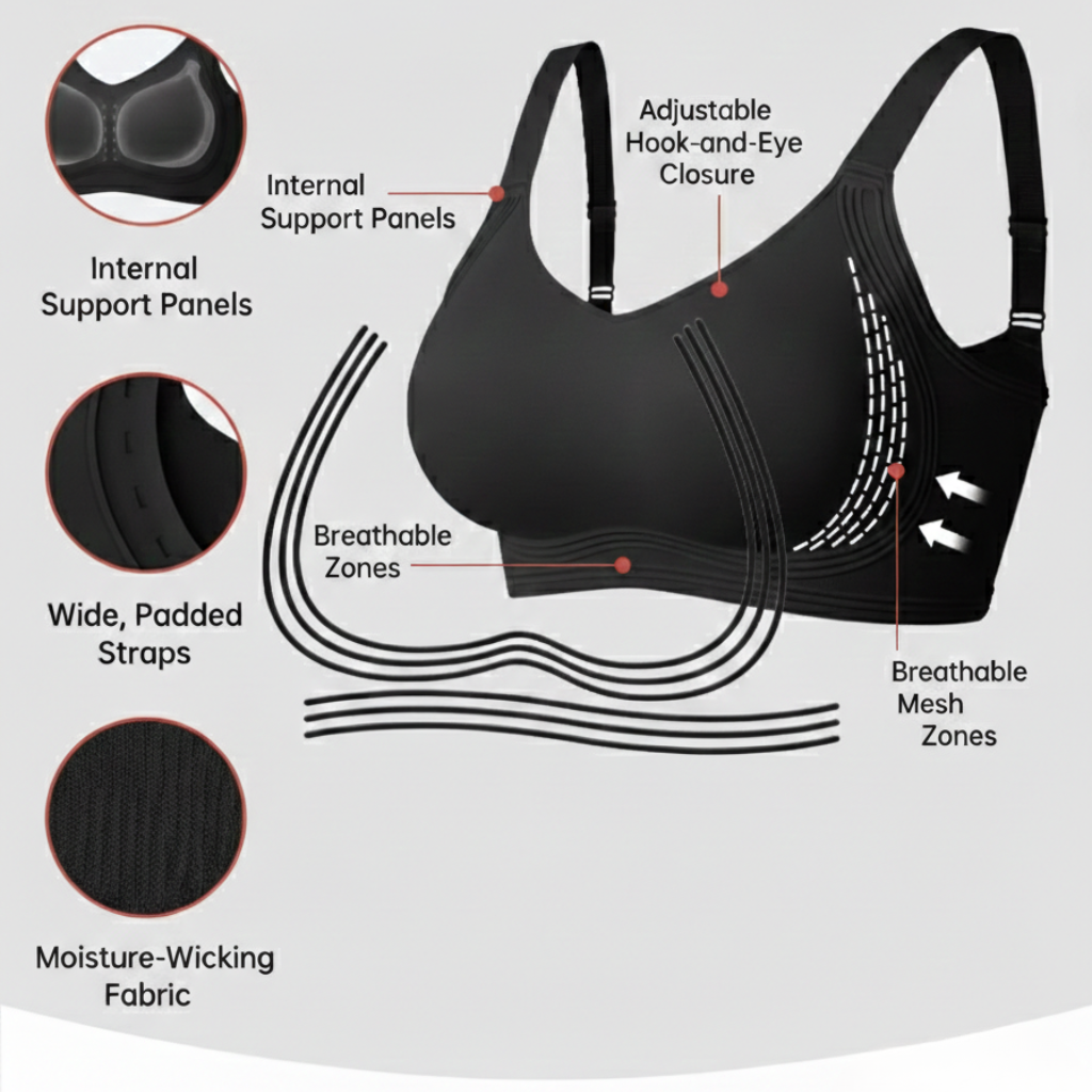 SheMarru | Jelly Wireless Bra – Full Coverage, Padded & Wirefree Comfort