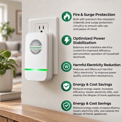 Energy Saver Plug-In Power Box 90–250V Input Range