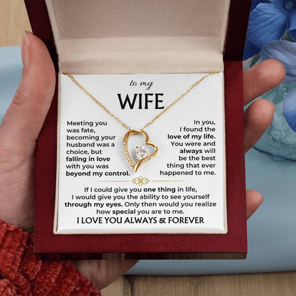 To My Wife - Beautiful Necklace Gift Set