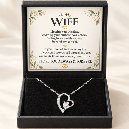 To My Wife - Beautiful Necklace Gift Set